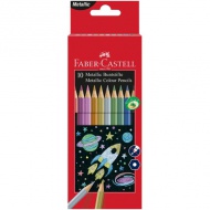 Faber-Castell: Buntstift-Set 10 Stück metallische Farben