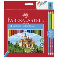 Faber-Castell: Buntstift-Set 24+3 Stk