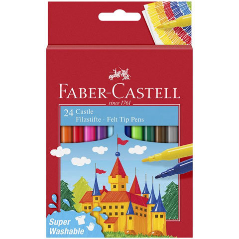 Faber-Castell: Castle Filzstift-Set 24 Stück