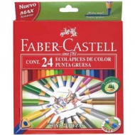 Faber-Castell: ECO dreieckiger Buntstift 24er-Pack