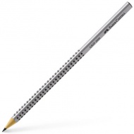 Faber-Castell: Grip Bleistift 2B Silber