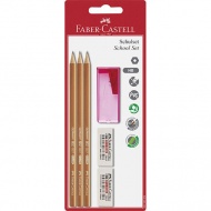 Faber-Castell: HB Graphitstift Schreibwarenset 6-teiliges Set