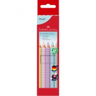 Faber-Castell: Jumbo Grip Pastell Buntstifte 5er-Set