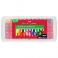 Faber-Castell: Jumbo dreieckige Wachsmalstifte 24er-Set