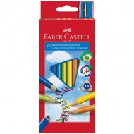 Faber-Castell: Junior Buntstifte 20er-Set mit Anspitzer