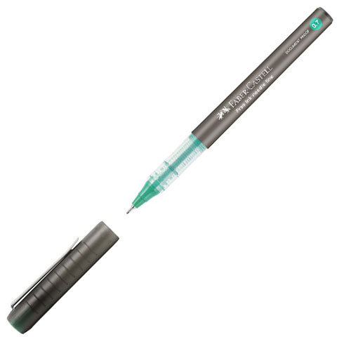 Faber-Castell: Nadelroller Stift 0,7mm grün