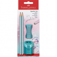 Faber-Castell: Sparkle Schreibwarenset Ozeanblau