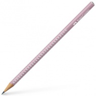 Faber-Castell: Sparkle perlmuttfarbener rosa Bleistift HB 1 Stk