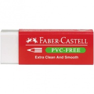 Faber-Castell: Weißer PVC-gewindeter Vinyl-Radiergummi