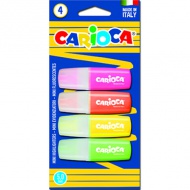 Farbige Mini-Textmarker-Set 4-teilig - Carioca