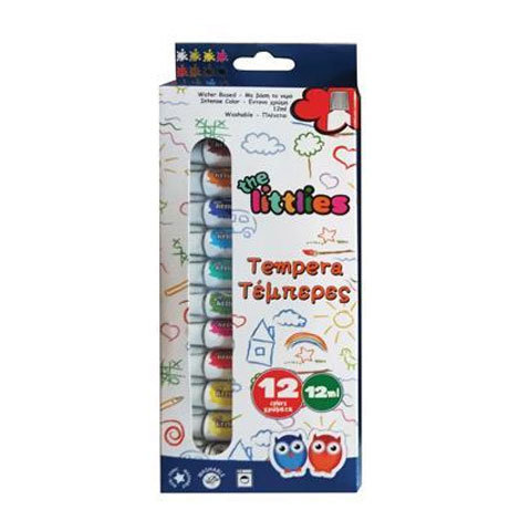 Farbige Tempera-Set 12 Stück 12 ml