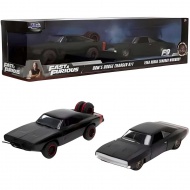 Fast &amp; Furious: Dom Toretto Dodge Charger R/T 1970 &amp; Dodge Charger Widebody 1968 Metallspielzeugauto 2er-Pack 1/32 Maßstab 13cm - Jada Toys