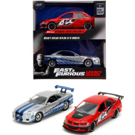 Fast &amp; Furious: Mitsubishi Lancer Evolution IX und Nissan Skyline GT-R (BNR34) 2er-Pack im Maßstab 1/32 - Jada Toys