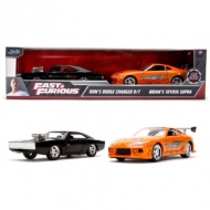 Fast &amp; Furious: Twin Pack Dodge Charger R/T und Toyota Supra Metallfahrzeuge Doppelpack 1/32 - Simba Toys