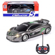 Ferngesteuertes RC graues Sportauto mit Licht 1/22 27Mhz