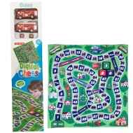 Feuerwehr-Auto-Brettspiel Spielmatte 70x70cm