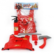 Feuerwehr-Spielset mit Rüstung und Zubehör