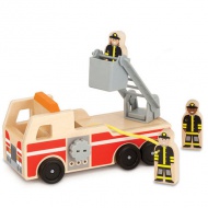 Feuerwehrauto mit Holzleiter - Melissa &amp; Doug