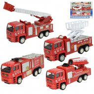 Feuerwehrteam: 4-teiliges Metall-Feuerwehrauto-Set