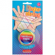 Finger String regenbogenfarbige Gummischnur