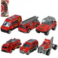 Fire Rescue: Feuerwehr 6er-Autoset 1/64