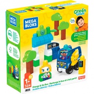 Fisher-Price: Green Town Bushaltestelle mit Ladestation Bauspiel - Mega Bloks