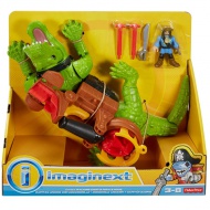 Fisher-Price: Imaginext Krokodil und Captain Hook Spielset - Mattel