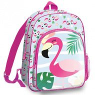 Flamingo abgerundeter Schulranzen, Rucksack 36cm