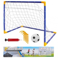 Fußballtor-Set mit Netz, Ball und Pumpe