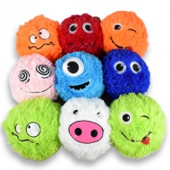 Fuzzy Monsters flauschiger Plüschball in verschiedenen Varianten 23cm