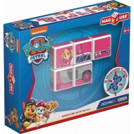 Geomag Magicube - Paw Patrol: Skye und ihr Hubschrauber Baustein-Set 5-teilig