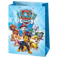 Geschenktasche im Riesenformat mit Paw Patrol-Muster 33x15x44,5cm