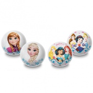 Glitzernder Gummiball mit Eiskönigin- oder Disney-Prinzessinnen-Muster, 10 cm