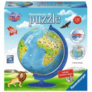 Globus-Puzzle mit den Tieren der Welt 180 Teile - Ravensburger