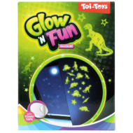 Glown Fun Dinosaurier-Dekoraufkleber