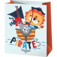 Große Piraten-Geschenktasche 27x14x33cm