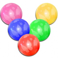 Gummiball mit Schmetterlingsmuster 23 cm