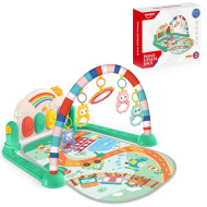 Happy World: Piano Fitness Baby-Spielmatte mit Rasseln, Beißring und Fußklavier