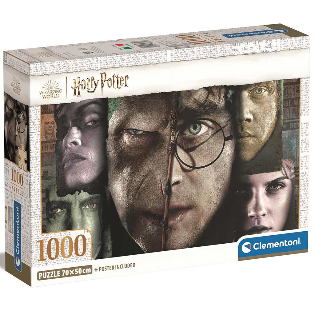 Harry Potter 1000-teiliges Compact-Puzzle 70x50cm - Clementoni