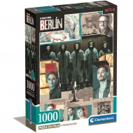 Haus des Geldes: Berlin Charaktere 1000-teilige Compact Puzzle 50x70cm - Clementoni