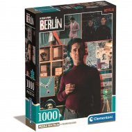 Haus des Geldes: Berlin Hauptfigur 1000-Teile Compact Puzzle 50x70cm - Clementoni