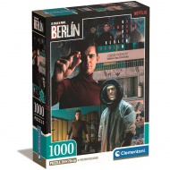 Haus des Geldes: Berlin spannende Szenen 1000-teilige Compact-Puzzle 50x70cm - Clementoni