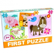 Haustier-Babypuzzle - D-Toys