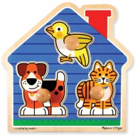 Haustier-Puzzle mit Griffen - Melissa &amp; Doug