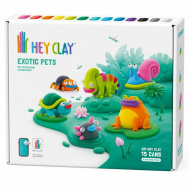 Hey Clay: Exotische Tiere großes Knetset mit Handy-App