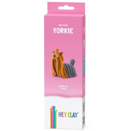 Hey Clay: Flauschiges Yorkie-Hundeknetset