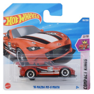 Hot Wheels: 2015 Mazda MX-5 Miata rotes Spielzeugauto 1/64 - Mattel