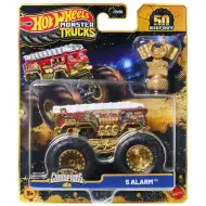 Hot Wheels Monster Trucks: 5 Alarm Champion Spielzeugauto mit Pokal 1/64 - Mattel