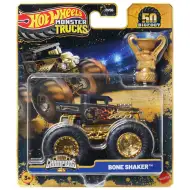 Hot Wheels Monster Trucks: Bone Shaker Champion Spielzeugauto mit Pokal 1/64 - Mattel