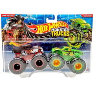 Hot Wheels Monster Trucks Bone Shaker vs Gunkster Doppelpack - Mattel